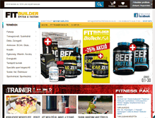 Tablet Screenshot of fitbuilder.hu